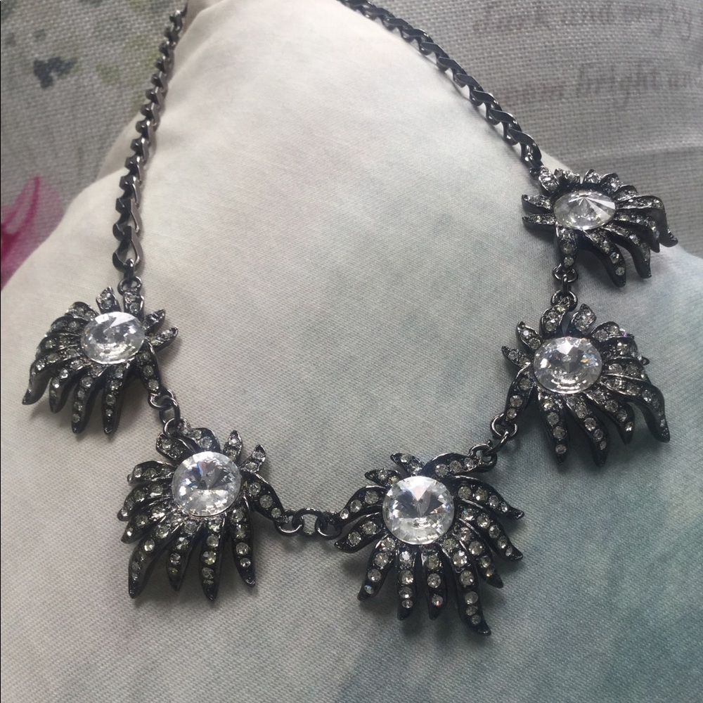 NWT WIA Studios dark silve /titanium 5 pendants
